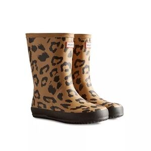 ❤️ Hunter Leopard Print Rain Boots